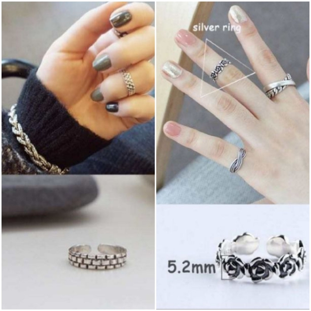 Adjustable knuckle ring